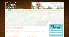 Desktop Screenshot of dallassinuscenter.com