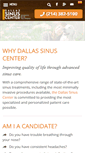 Mobile Screenshot of dallassinuscenter.com